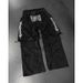 2026 New Eco-friendly Fabric Y2K Jeans Fashion American Vintage Zipper Splicing Loose Patch Striped Embroidered Fur Edge Jeans_mkmklike.com