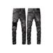 Men's Clothing High Street Jeans Black Slim Fit P Brand New Elastic Slim Fit Men's Clothing Miscellaneous Pants_mkmklike.com