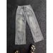 Men's Clothing Summer Design Splatter Painted Denim Jeans Loose Straight Leg Trousers For Men High Street Casual Fashion_mkmklike.com