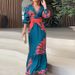Women's Clothing new Bohemian style fashion print long sleeved dress for women_mkmklike.com