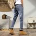 Large Size Men's Spring And Summer Trendy Brand Jeans Men's Versatile Embroidery Plus Fattening Plus Slim Denim Trousers Men's Jeans_mkmklike.com