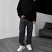 Men's Classic Black Denim Jeans American Style Stretch Casual Cool Versatile Simple Stylish_mkmklike.com