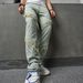 Retro Flared Jeans For Men – 70s Inspired Bell Bottom Denim Pants With Vintage Wash (Bohemian Chic Style)_mkmklike.com