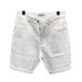 Men's Clothing Hot Diamond Slim Stretch Denim Shorts Summer New Men's White 4 Point Pants_mkmklike.com