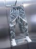 Men's Clothing Men's Autumn/Winter Washed Jeans Large Pockets Jogger Knit Harem Pants Light Blue Casual Cool Stylish Denim_mkmklike.com