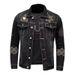 European And American Style Denim Outer Retro Embroidery Korean Version Slim Fit Fashion Trend Locomotive Short Jacket Men's Coat Top_mkmklike.com