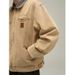 Spring And Autumn Color Blocking Niche Design Sense American Men's Trendy Brand High Street Loose Casual Jacket Top_mkmklike.com