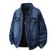 Men's Clothing Lining Printed Denim Jacket Douyin Hot Cotton And Polyester Men's Jacket Autumn And Winter Thick Style Personality Design Cardigan_mkmklike.com