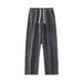Men's Jeans Elastic Waist Straight Leg Loose Spring And Autumn New Korean Style Trendy Versatile Casual Pants_mkmklike.com