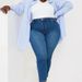 Plus Size High-Waisted Skinny Jeans For Women - Tummy Control & Butt-Lifting Stretch Denim Pants (XS-4XL, Black/Blue Washes, 9" & Regular Length)_mkmklike.com