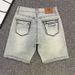 ZaSaFran Men's Trendy Summer Denim Shorts Ripped Five Point Pants Casual Fashion for Men_mkmklike.com