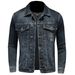 Loom Europe Station 2023 Autumn New Washed Brand Embroidered Denim Men's Jacket Casual Coat Trendy_mkmklike.com