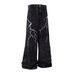 Niche Lightning Embroidered Wide Leg Jeans For Men, Spring/Autumn Style, American Street Style, Loose Fit, Casual Design, Washed Long Pants_mkmklike.com