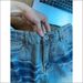 Men's Clothing Lightning Stripe Washed Denim Jeans Straight Leg Curved Flare Slightly Flared Spring Autumn Cool Sophisticated High Street Style_mkmklike.com