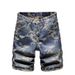 Men's Clothing New Trendy Brand Embroidery Loose Shorts Summer Thin 5 Point Shorts_mkmklike.com