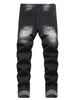 Men's Retro Workwear Jeans - Slim Fit Stretch Denim Pants For Motorcycle & Street Fashion_mkmklike.com