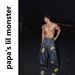 Star Camo Jeans – Vintage-Inspired Wide-Leg Denim Pants With All-Over Print (S-3XL, Washed Blue)_mkmklike.com