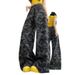 American Retro Camouflage Workwear Jeans For Women, New Spring And Autumn Style, High-waisted, Loose, Slimming,_mkmklike.com