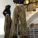 Korean-style Washed Leopard Print Jeans For Women, 2025 Autumn New Model, High-waisted, Drapey, Loose, Slimming,_mkmklike.com