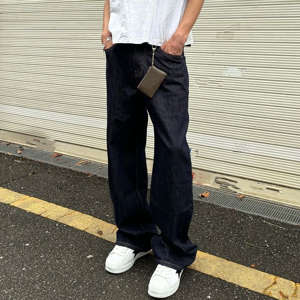 Unisex Classic Blue Straight-Leg Jeans – Retro Clean Fit, Relaxed & Comfortable | Vintage-Inspired Denim Pants For Men & Women_mkmklike.com