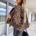 Women's Clothing Fashionable Leopard Print Cotton Shirt - Relaxed Fit Long Sleeve Casual Blouse For Women (S/M/L/XL)_mkmklike.com
