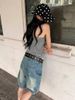 Summer Denim Shorts For Men And Women Casual Trendy Street Style Loose Five Point Pants Youthful Cool Brand_mkmklike.com