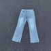 Men's Vintage Light Blue Jeans, Retro American Straight-Leg With Subtle Flare, High-Street Fashion For Youth, Washed Denim_mkmklike.com