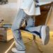 Men's Hip Hop Loose Straight Leg Jeans Trendy Washed Retro Long Pants High Street Style For Spring Autumn_mkmklike.com