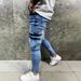 Men's Loose Wide Leg Denim Trousers Fashionable Leopard Print Trendy And Comfortable Long Pants European And American Style_mkmklike.com