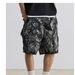 Men's Distressed Denim Shorts Workwear Style Patchwork Light Wash 5-Inch Inseam Casual Cargo Shorts For Men,Streetwear Fashion Stretch Comfort Fit_mkmklike.com