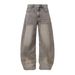 Wasteland Style Paint Splatter Denim Scimitar Punk Men's Long Design Sense Ink Splash Vintage Dirty Scythe Pants_mkmklike.com