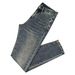 Men's Vintage Rhinestone Jeans – Slim Fit Distressed Denim Pants For Casual & Streetwear Breathable Cotton_mkmklike.com