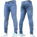 Slim And Slimming Elastic Denim Men's Pants, Black Tight-fitting Skinny Pants_mkmklike.com