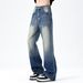 Men's Clothing Men's Spring/Summer Style Trendy Casual Jeans Slightly Flared Versatile Flattering Trousers For Men_mkmklike.com
