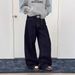 Vintage Black Carpenter Jeans – High Waist Raw Denim With Contrast Stitching (Unisex S-3xl, Heavyweight Workwear Fit)_mkmklike.com