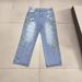 Men's Slim Straight Washed Grey Denim Jeans – High Waist Casual Workwear Pants With Vintage Finish_mkmklike.com