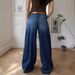 Women's Slimming Stretch Wide Leg Jeans Loose Fitting Straight Leg Denim for Casual Comfortable Wear_mkmklike.com