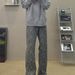 Men's Clothing Retro Letter Jacquard Jeans Men's Spring And Autumn High Street Full Print Pants Straight Leg Flared Pants Trend_mkmklike.com