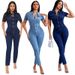 Women's Clothing New Style Sexy Slim Fashion Skinny Denim Jumpsuit Women's Jeans_mkmklike.com