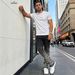 Men's Slim Fit Gradient Washed Tie Dye Gray Jeans American High Street Long Pants_mkmklike.com