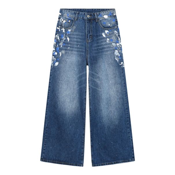 Men's Clothing New National Trend Design Niche Jeans Men Ins High Street Retro Pants Couple Trend_mkmklike.com