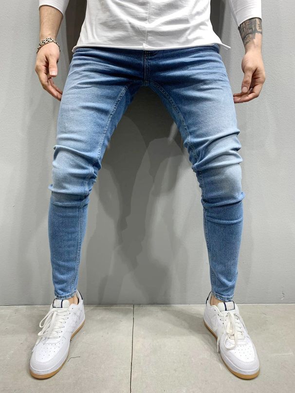 Men's Clothing New Men's Jeans Youth Casual Slim Fitting Slim Fitting Men's Jeans Trend_mkmklike.com