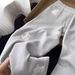 Women's Lace Double Waistband Button Embroidered Bear Straight Leg Jeans Sweet Style Petite Loose Fit Slimming Long Pants_mkmklike.com