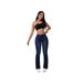 Women's Clothing Flared Stretch Jeans - Retro Blue Denim Pants With Fleece Lining (XS-2XL)_mkmklike.com