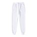 Men's Sports Casual Solid Color Full Length Printing Casual Pants_mkmklike.com