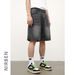 Nirben Denim | American Trendy Brand Ink Splashed Paint Dot Denim Shorts Men's High Street Loose Straight Five Point Pants_mkmklike.com