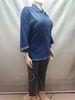 Women's Loose Lapel Batwing Sleeve Denim Jacket Fashion Top For Autumn Winter_mkmklike.com
