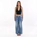 Women's Clothing Retro Washed Heart Back Pocket Wide Leg Jeans Loose Fit Sexy Women's Denim Fashion Style_mkmklike.com