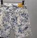 Luxury Denim Shorts For Men, Summer Loose Fit, Versatile, Casual, Trendy Five-point Pants, Fashionable Blue And White Porcelain Casual Pants._mkmklike.com