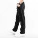 Men's Heavyweight Washed Denim Jeans Classic Black Straight-Leg Vintage Vibe Streetwear Essential Distressed Finish S-XL_mkmklike.com